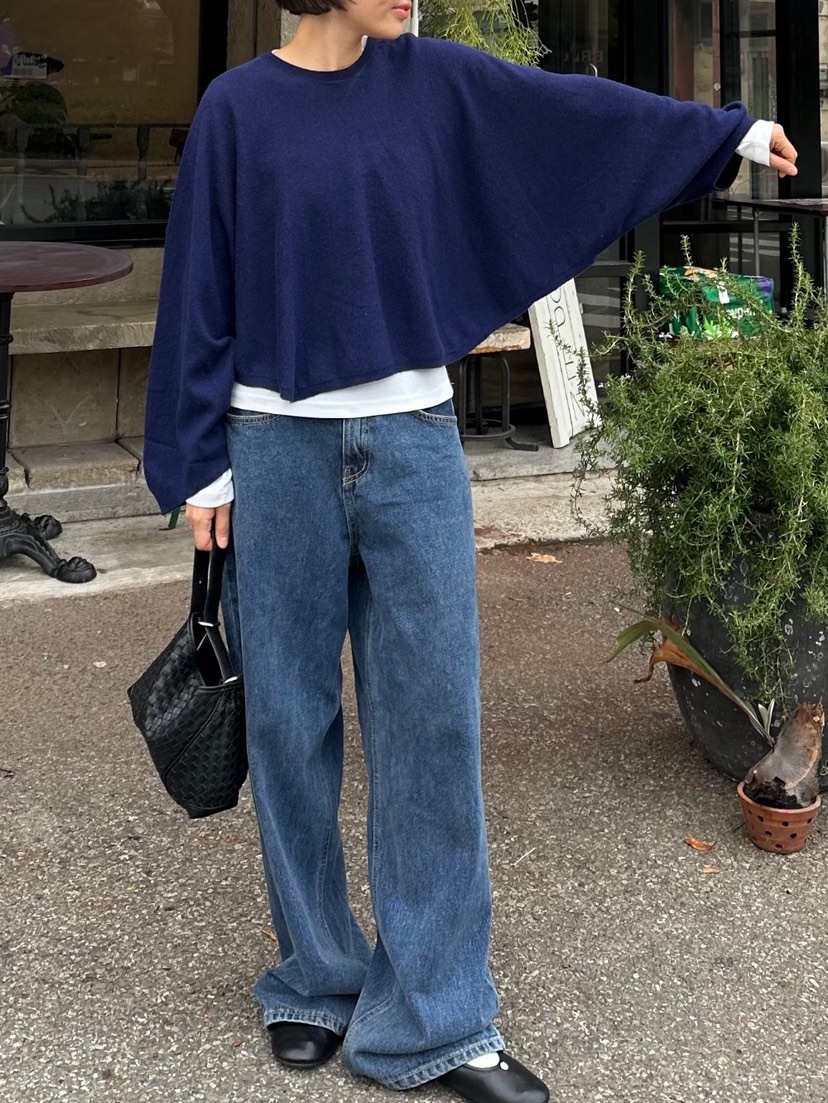 EOMPIT東大門㊣實拍女士新品真品時尚休閑人氣推薦25秋冬牛仔褲EOMPIT牛仔褲