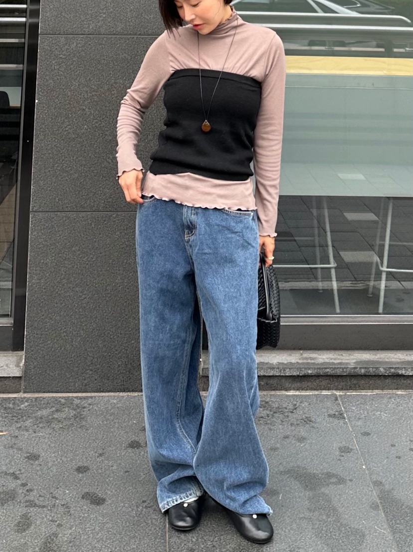 EOMPIT東大門㊣實拍女士新品真品時尚休閑人氣推薦25秋冬牛仔褲EOMPIT牛仔褲