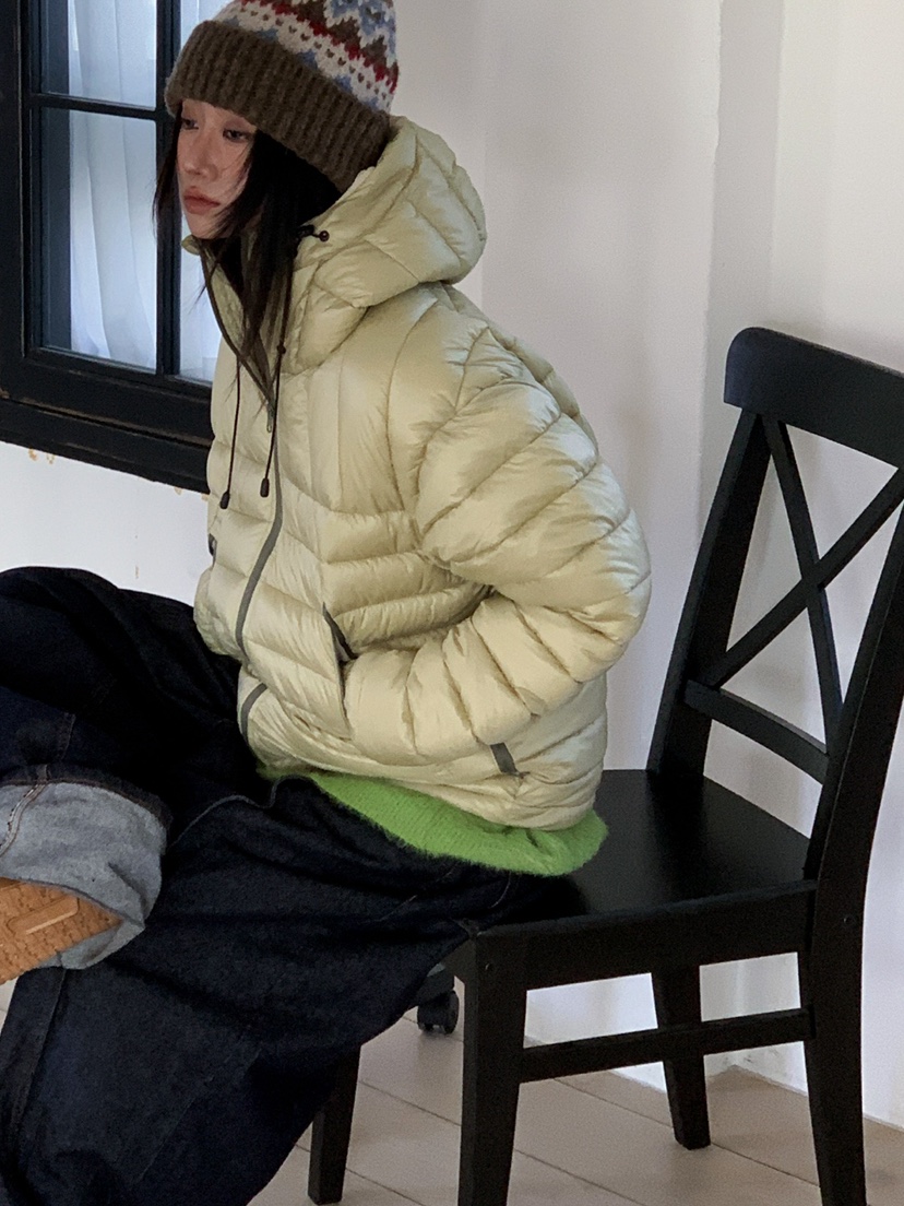 OURWAVE/OUR ROOM東大門㊣代購女士新款休閑時尚短款棉服Our Wave/Our Room短款棉服