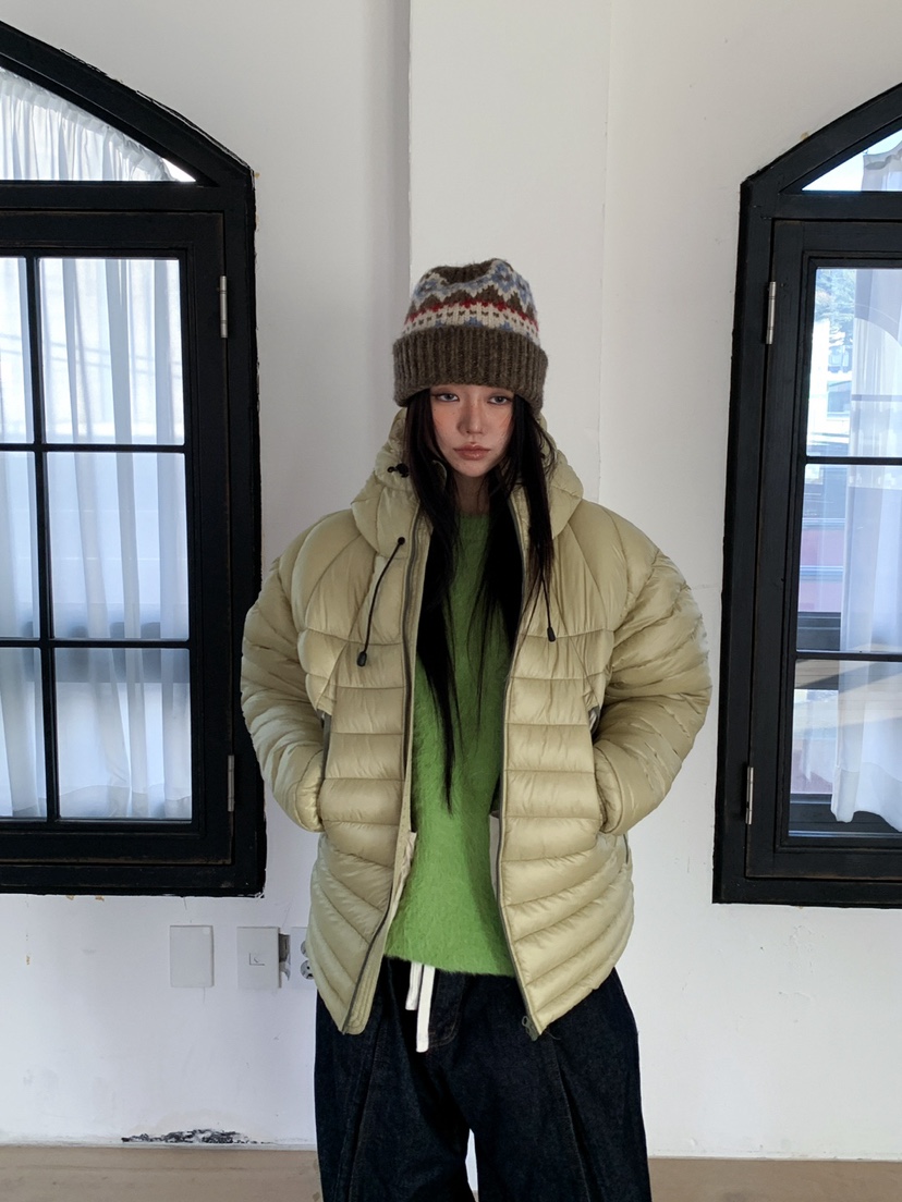 OURWAVE/OUR ROOM東大門㊣代購女士新款休閑時尚短款棉服Our Wave/Our Room短款棉服