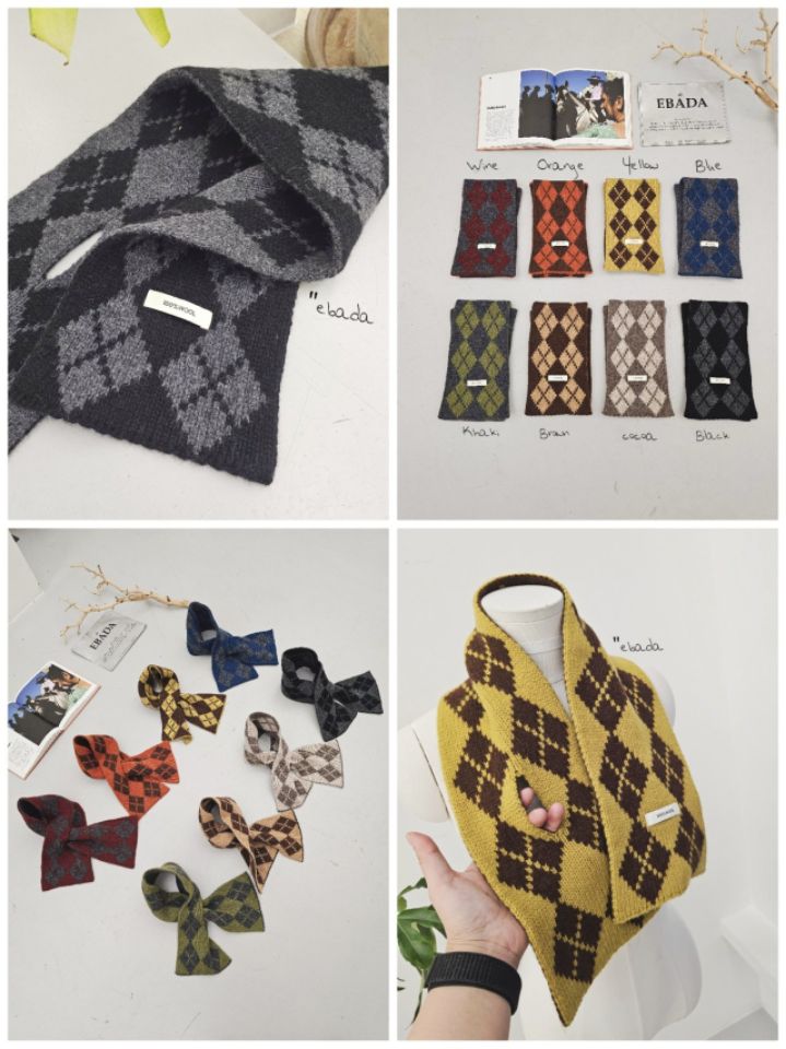 EBADA韓國直郵㊣女士新品25秋冬休閑熱賣人氣時尚推薦圍巾披肩EBADA圍巾/披肩