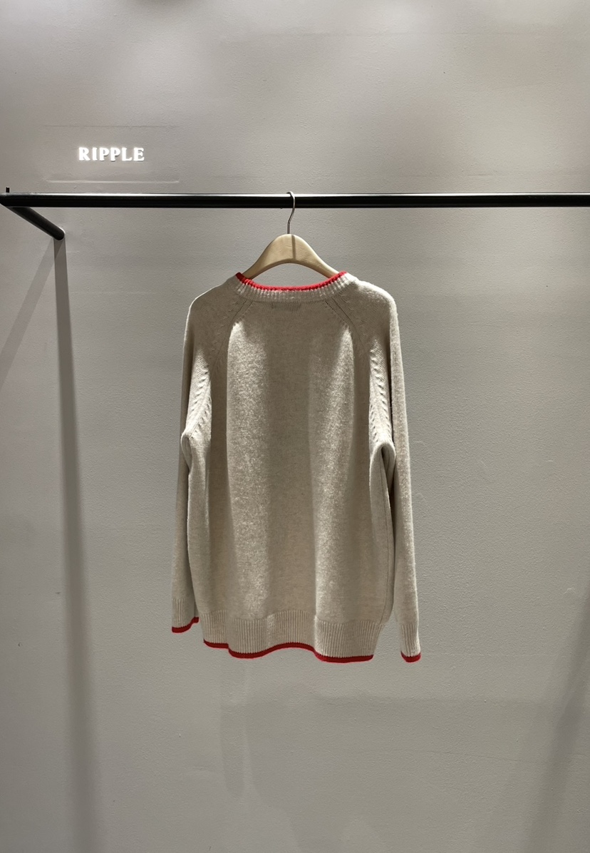 RIPPLE東大門㊣實拍女士新款推薦休閑真品時尚針織衫泰迪熊RIPPLE針織衫