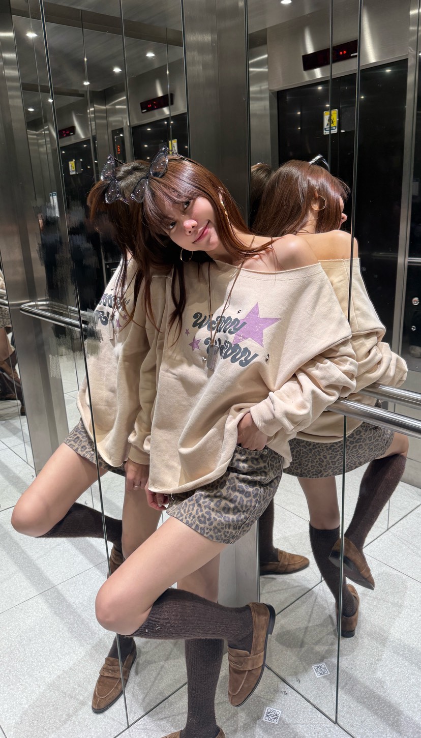 LUMIPLE東大門㊣實拍女裝新品真品25秋冬人氣休閑職業熱賣衛衣LUMIPLE衛衣