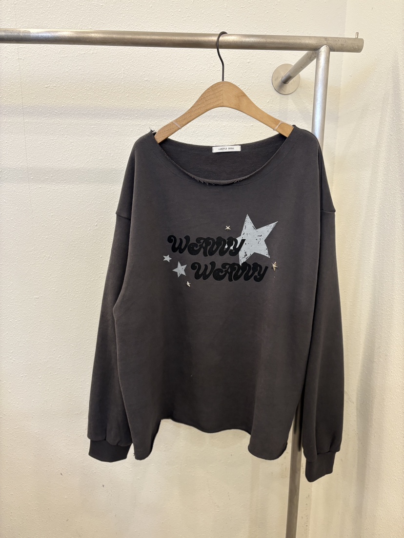 LUMIPLE東大門㊣實拍女裝新品真品25秋冬人氣休閑職業熱賣衛衣LUMIPLE衛衣圖色2