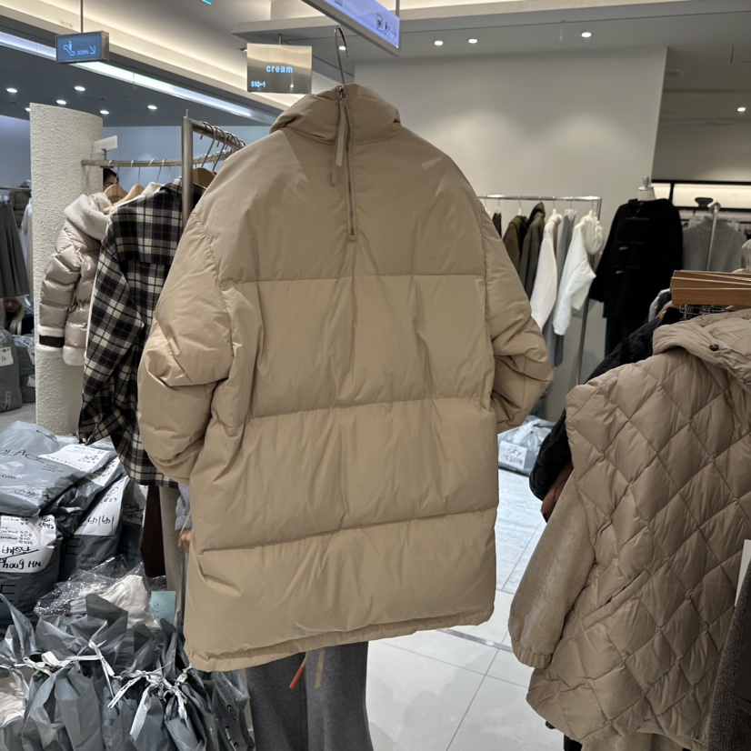 BLUEI-D東大門㊣直郵女士新款人氣熱賣休閑職業長款羽絨服Blue i-d長款羽絨服