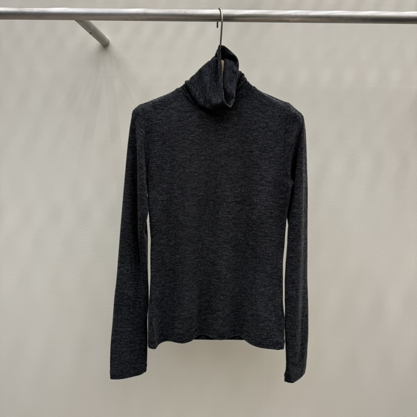 EOOB/LAMEREI韓國代購㊣女士新款人氣職業真品長袖T恤高領EOOB/LAMEREI長袖T恤圖色3墨色