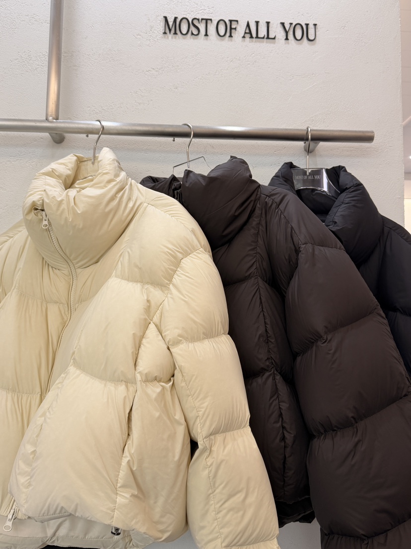 MOST OF ALL U東大門㊣直郵女裝新款休閑人氣短款羽絨服MOST OF ALL U短款羽絨服