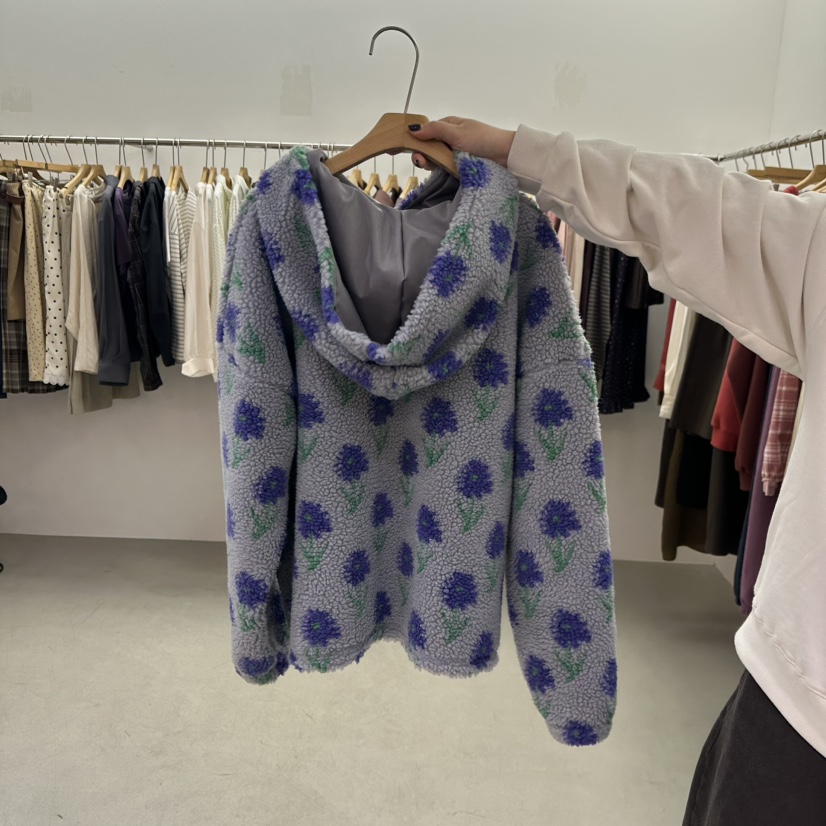 BROWNS-P韓國直郵㊣女裝新款休閑人氣職業熱賣推薦衛衣花朵BROWNS-P衛衣