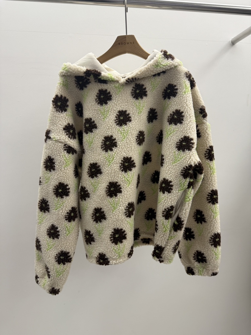 BROWNS-P韓國直郵㊣女裝新款休閑人氣職業熱賣推薦衛衣花朵BROWNS-P衛衣圖色1