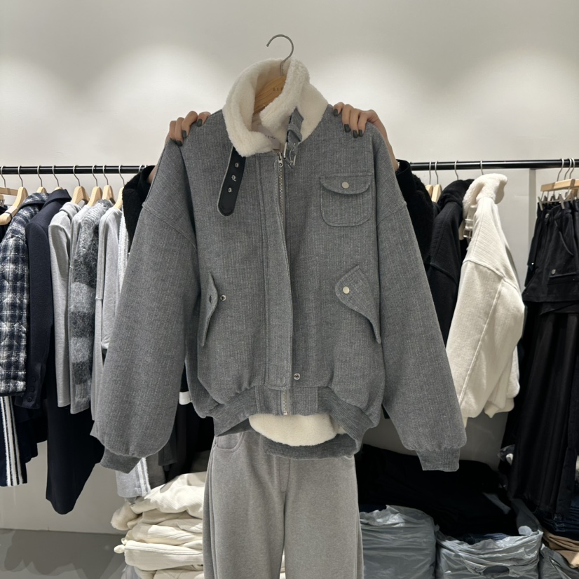 BEENS東大門㊣實拍女裝新品時尚25秋冬人氣真品職業夾克不加棉BEENS夾克圖色3