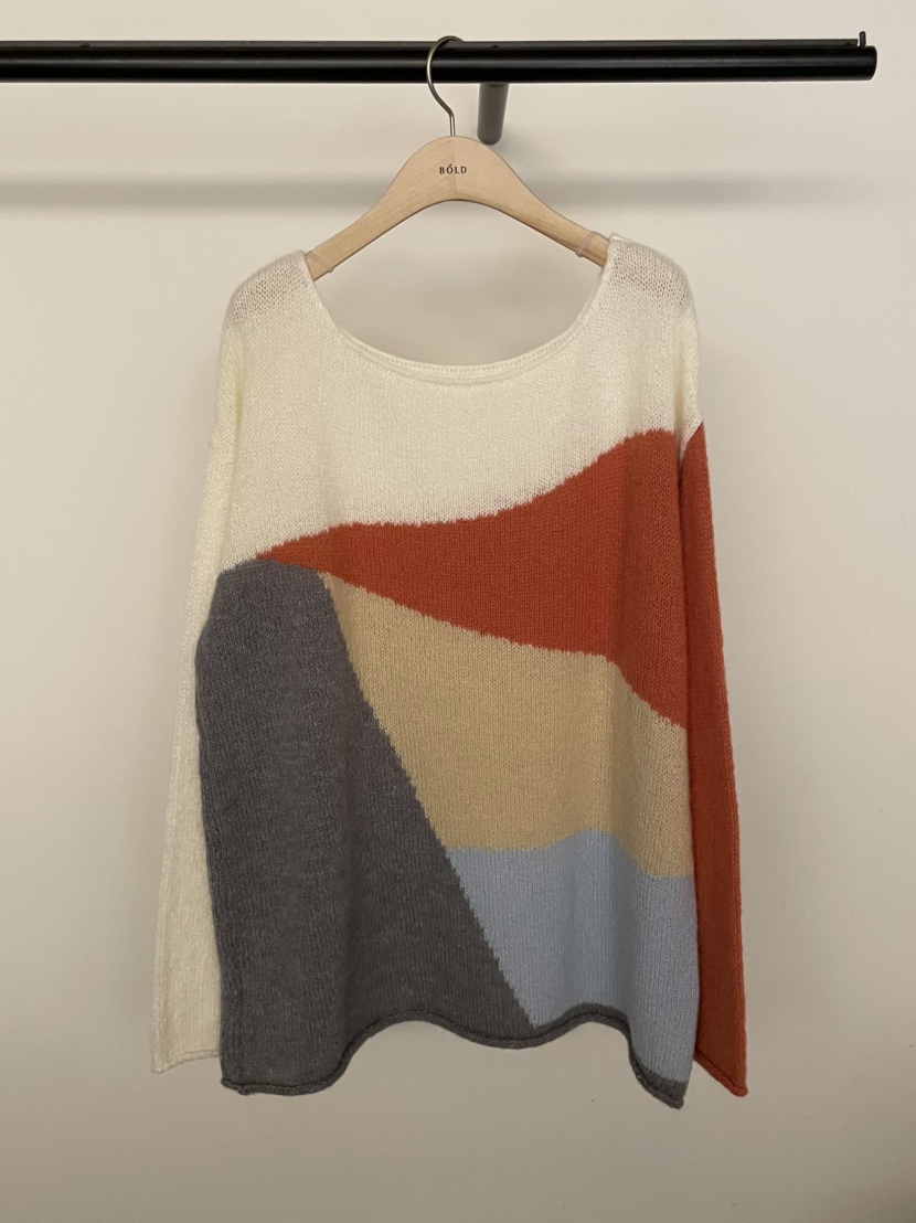 BOLD-A韓國直郵㊣女士新品推薦25秋冬熱賣時尚人氣真品針織衫RE BOLD針織衫圖色1