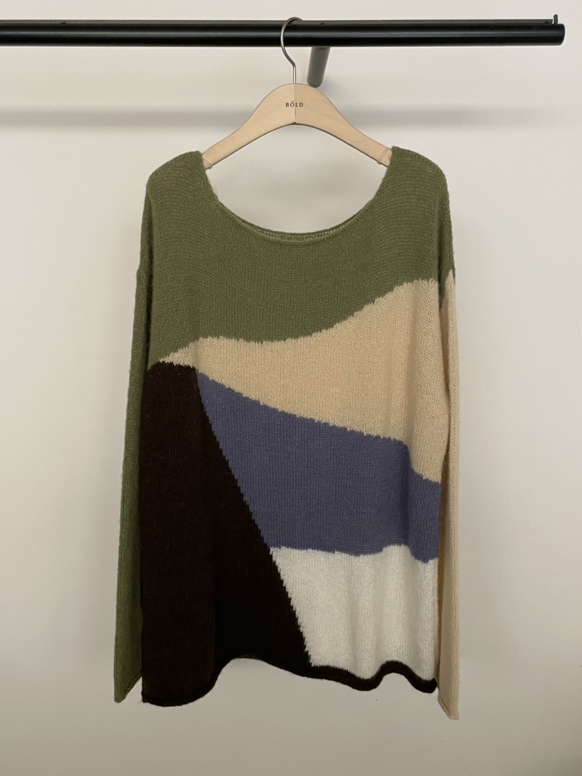 BOLD-A韓國直郵㊣女士新品推薦25秋冬熱賣時尚人氣真品針織衫RE BOLD針織衫圖色2