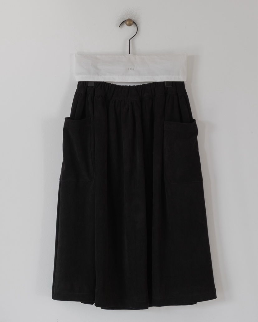 HONG-P東大門㊣實拍女裝新款推薦真品職業半身裙中短裙口袋絨HONG-P半身裙/中短裙圖色1