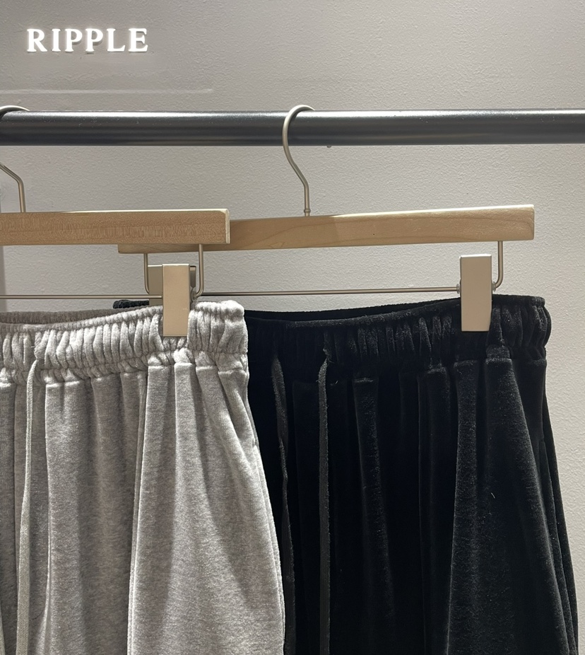 RIPPLE韓國直郵㊣女裝新款25秋冬推薦真品人氣休閑休閑褲喇叭RIPPLE休閑褲