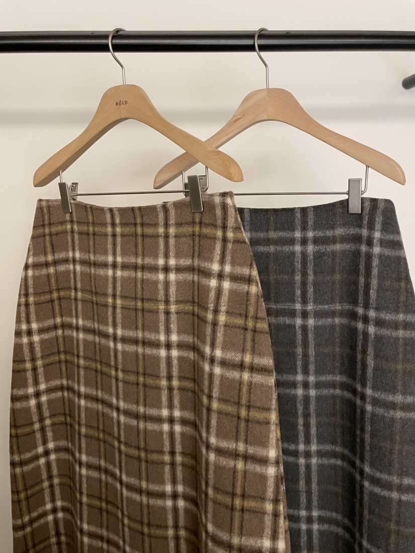 BOLD-A韓國直郵㊣女裝新款時尚25秋冬真品休閑半身裙中短裙RE BOLD半身裙/中短裙