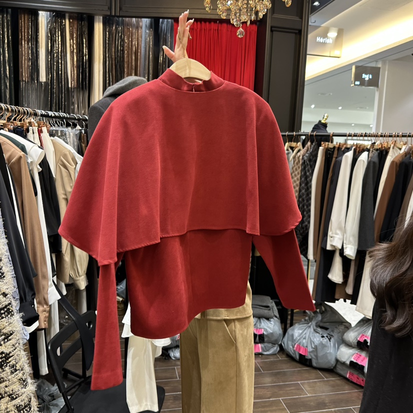 HERISH-HAUTE東大門㊣直郵女裝新款推薦人氣時尚襯衫蕾絲衫HERISH-HAUTE襯衫/蕾絲衫