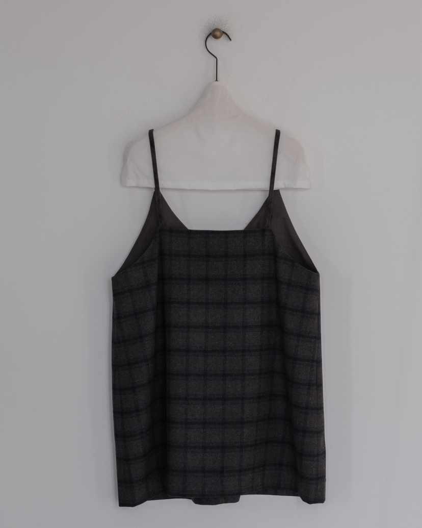 HONG-P東大門㊣直郵女裝新款人氣休閑時尚25秋冬連衣裙羊毛格紋HONG-P連衣裙