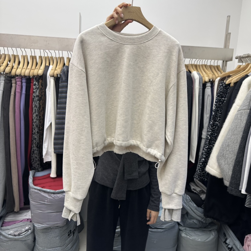 SPECIAL東大門㊣代購女士新款人氣25秋冬熱賣時尚休閑衛衣加絨SPECIAL衛衣圖色1