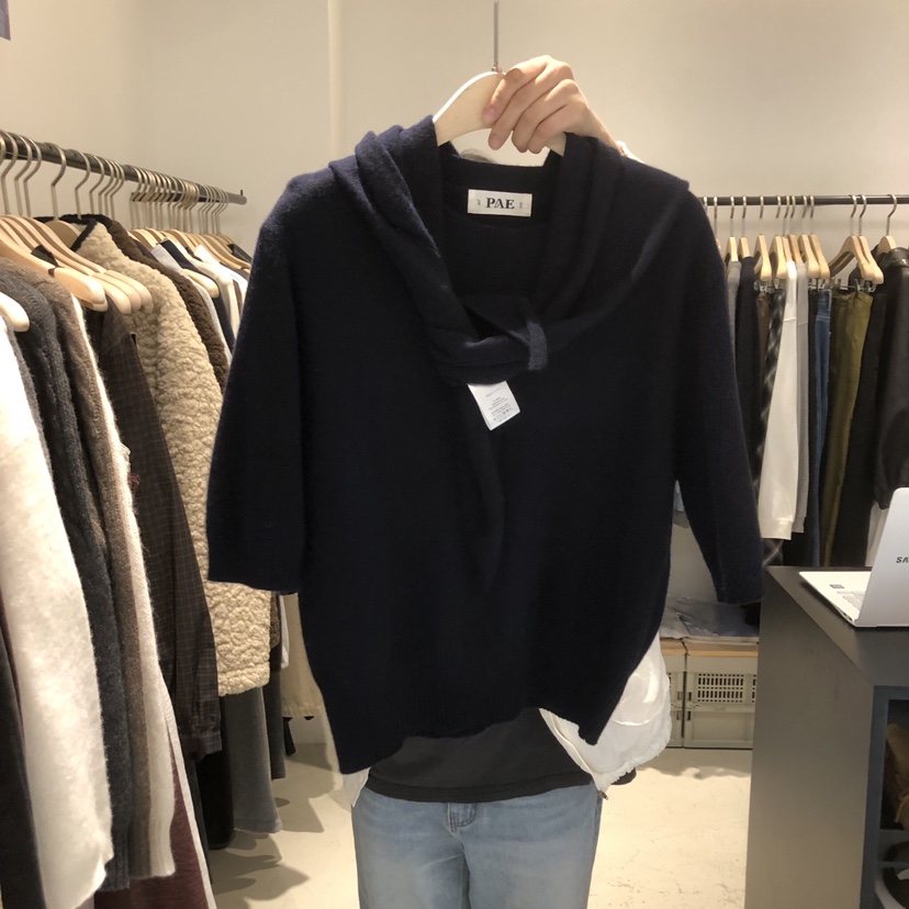 PLATE東大門㊣直郵女裝新品時尚熱賣休閑職業人氣套裝羊毛圍巾PLATE套裝圖色4