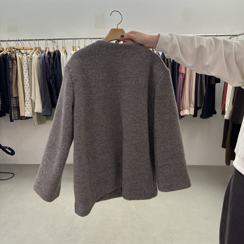 BROWNS-P東大門㊣直郵女士新品推薦25秋冬熱賣休閑短款大衣BROWNS-P短款大衣