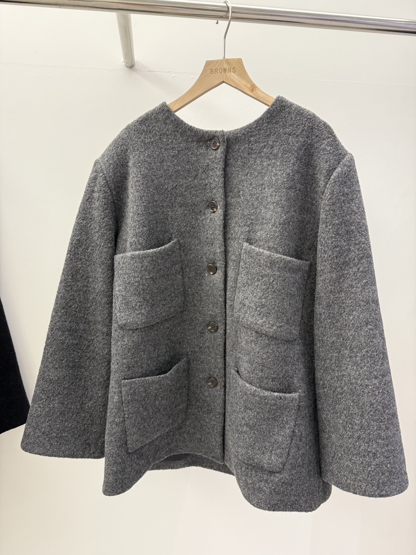 BROWNS-P東大門㊣直郵女士新品推薦25秋冬熱賣休閑短款大衣BROWNS-P短款大衣圖色2