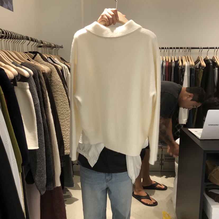 PLATE東大門㊣實拍女裝新款時尚人氣職業真品休閑熱賣針織衫PLATE針織衫