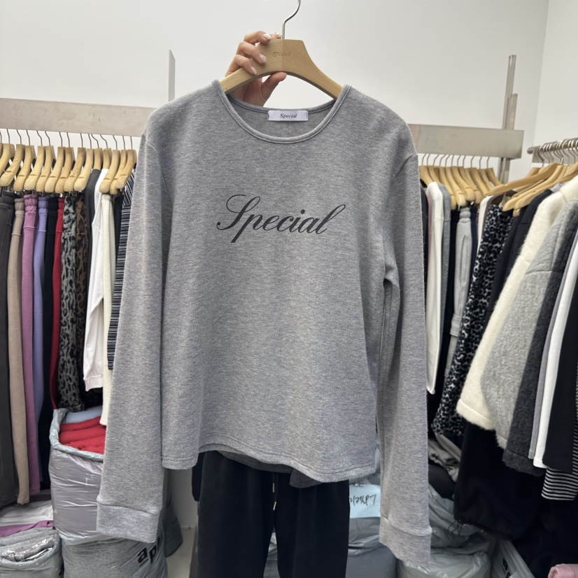 SPECIAL東大門㊣實拍女士新品人氣25秋冬時尚職業真品長袖T恤SPECIAL長袖T恤圖色4