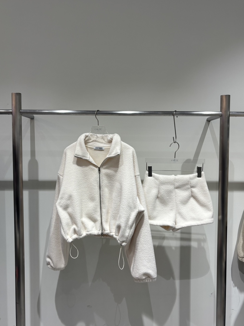 OKIE東大門㊣直郵女士新款職業真品人氣休閑夾克抓絨拉鏈雙層OKIE夾克