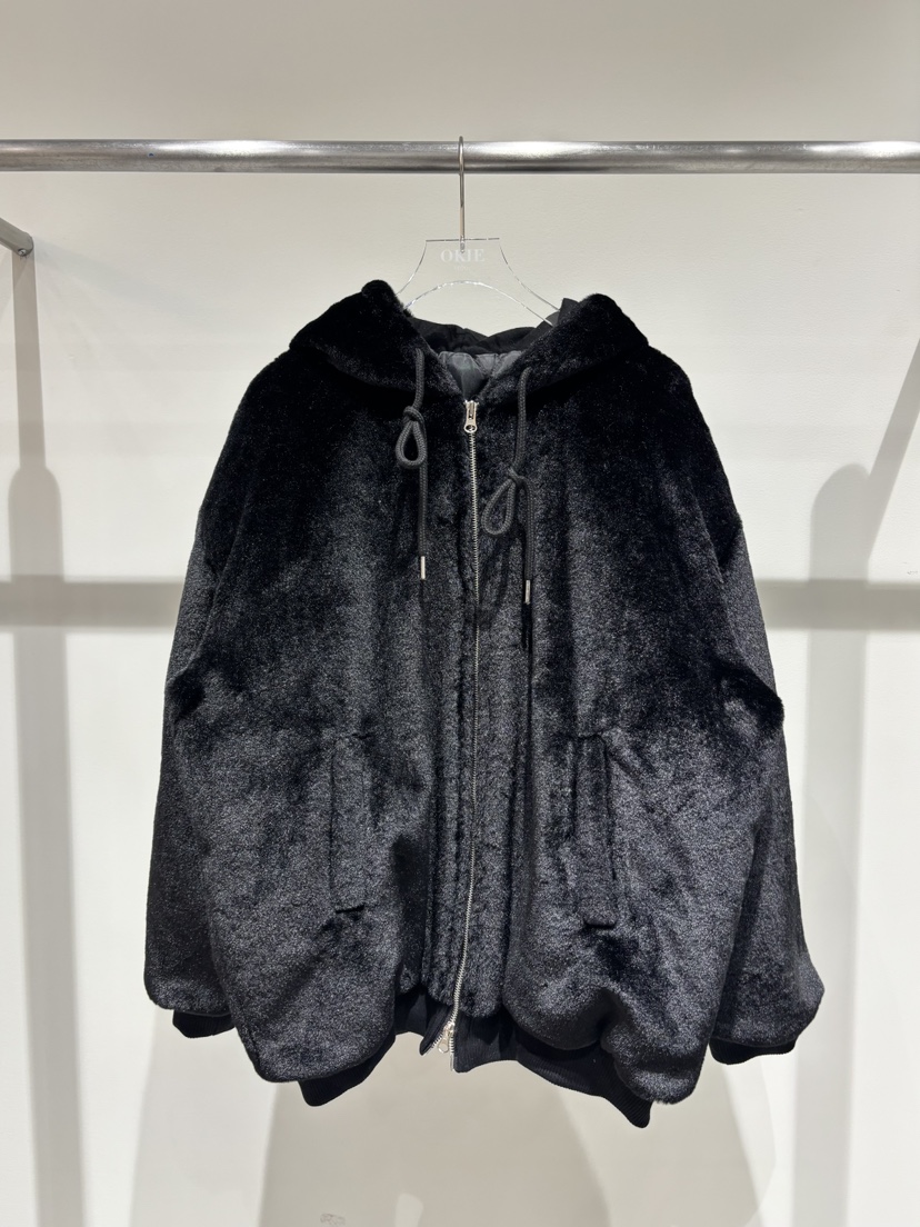 OKIE東大門㊣實拍女士新款人氣推薦熱賣夾克美利奴羊毛拉鏈OKIE夾克圖色2