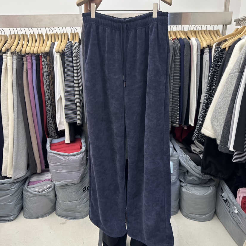 SPECIAL東大門㊣直郵女士新款時尚真品人氣職業25秋冬休閑褲加絨SPECIAL休閑褲圖色2深藍色