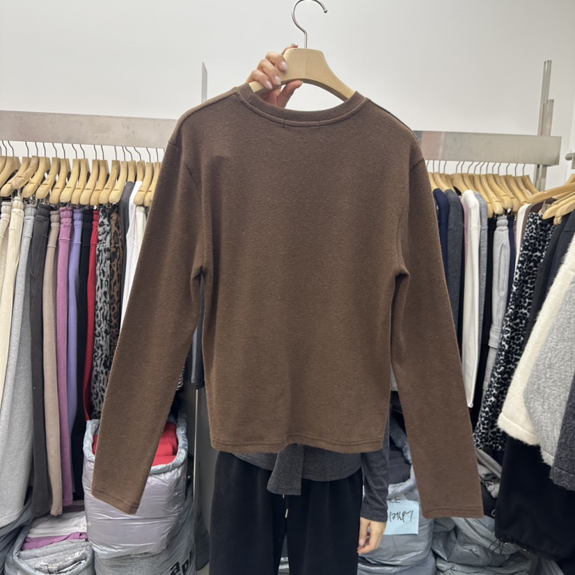 SPECIAL東大門㊣代購女裝新品推薦25秋冬時尚職業人氣長袖T恤SPECIAL長袖T恤