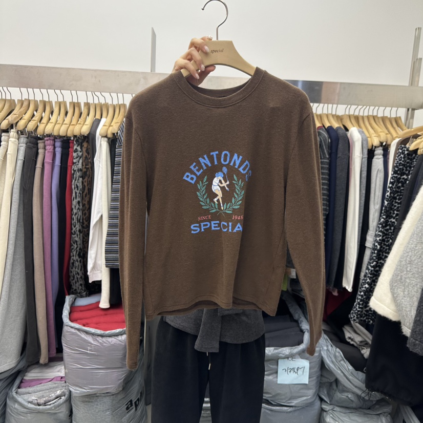 SPECIAL東大門㊣代購女裝新品推薦25秋冬時尚職業人氣長袖T恤SPECIAL長袖T恤圖色1