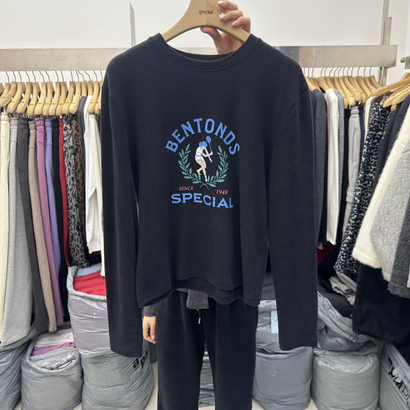 SPECIAL東大門㊣代購女裝新品推薦25秋冬時尚職業人氣長袖T恤SPECIAL長袖T恤圖色2黑色