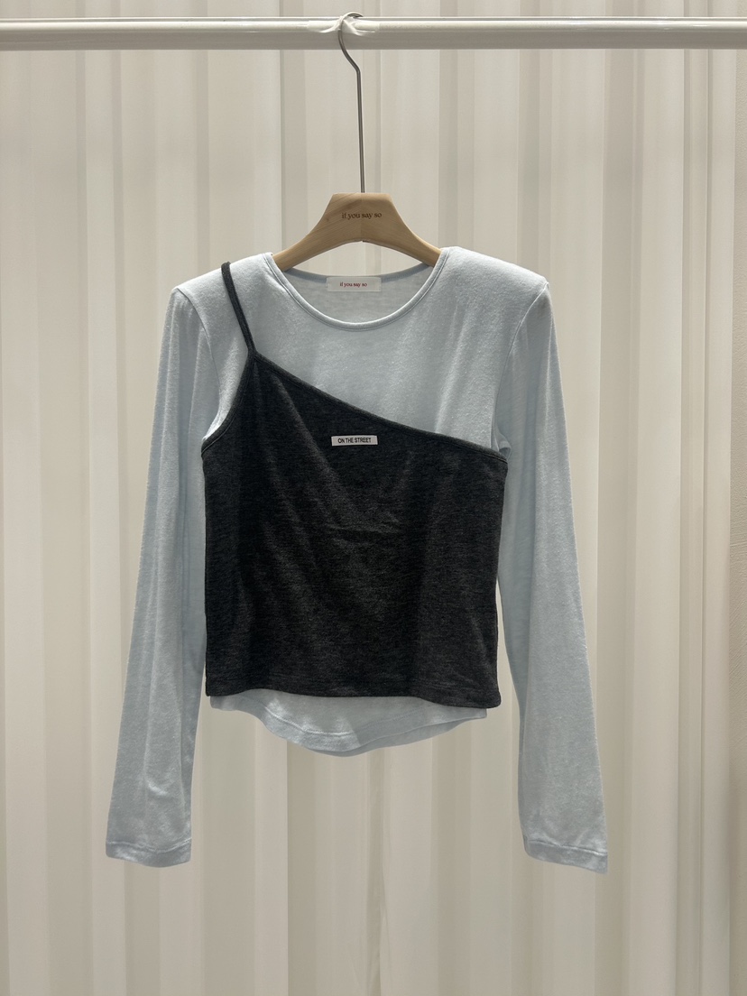 IF YOU SAY SO東大門㊣直郵女裝新款真品25秋冬套裝兩件套IF YOU SAY SO套裝圖色1