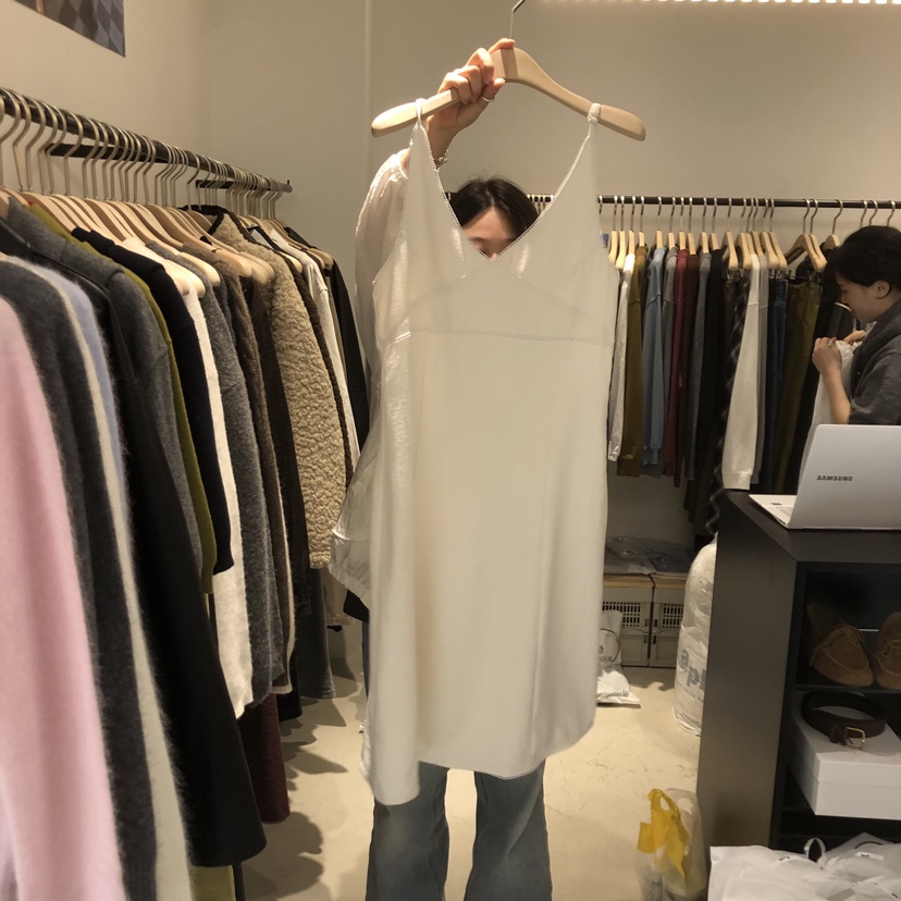 PLATE韓國代購㊣女裝新品時尚25秋冬職業人氣休閑推薦連衣裙PLATE連衣裙圖色3