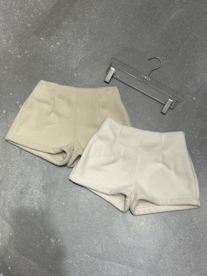 OKIE東大門㊣代購女士新款25秋冬人氣真品推薦短褲羊毛雙層OKIE短褲