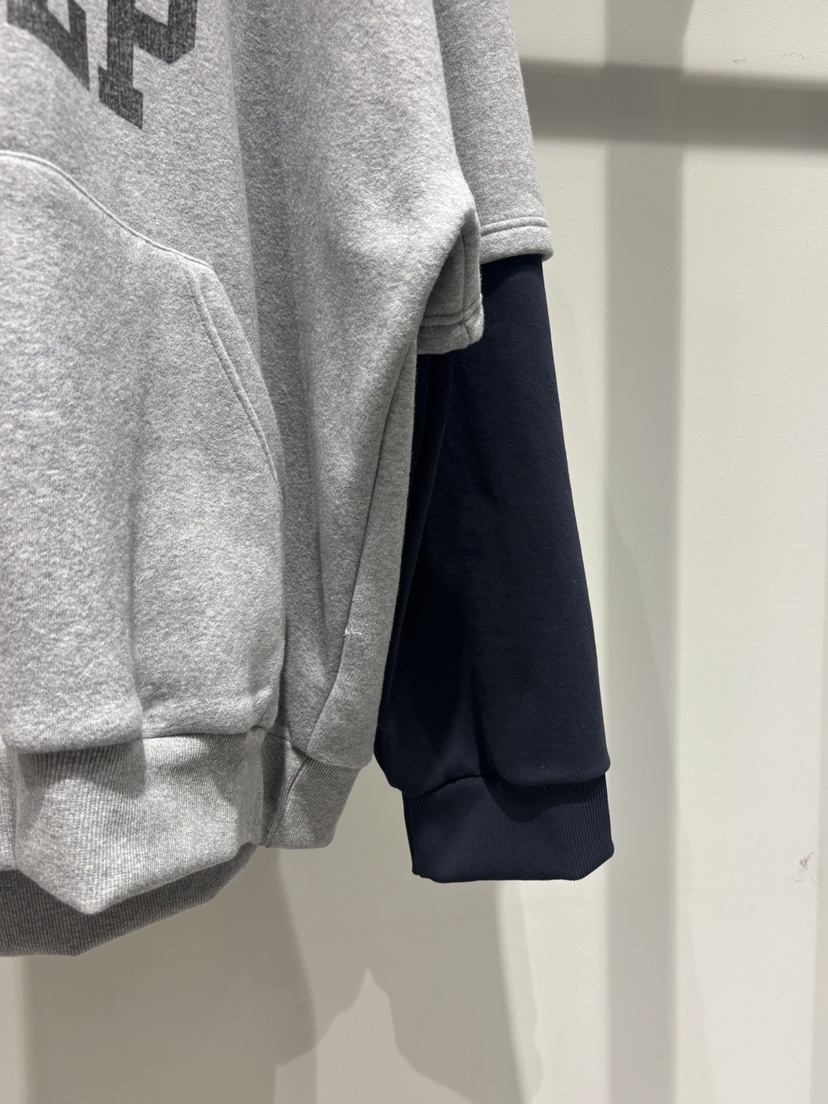 OKIE韓國直郵㊣女士新品時尚推薦休閑人氣熱賣衛衣假兩件雙層OKIE衛衣