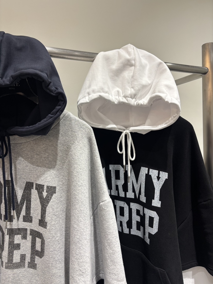 OKIE韓國直郵㊣女士新品時尚推薦休閑人氣熱賣衛衣假兩件雙層OKIE衛衣