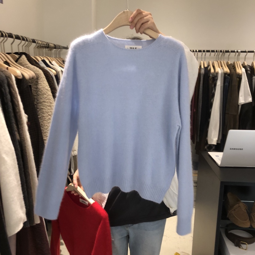 PLATE韓國直郵㊣女裝新款25秋冬職業休閑時尚熱賣針織衫羊駝PLATE針織衫圖色4