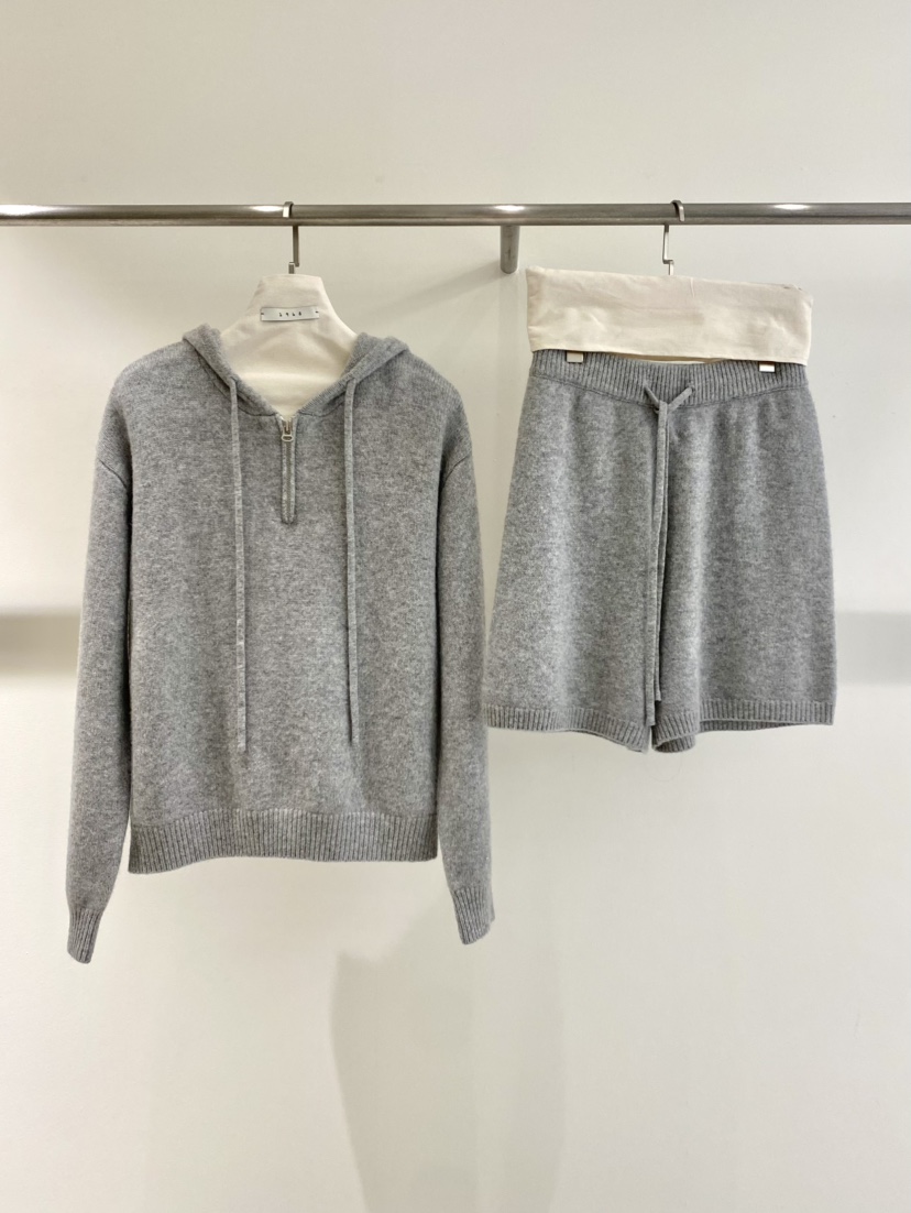 1968韓國代購㊣女裝新品人氣休閑真品套裝兩件套拉鏈套裝連帽1968/YEOUYA套裝圖色3