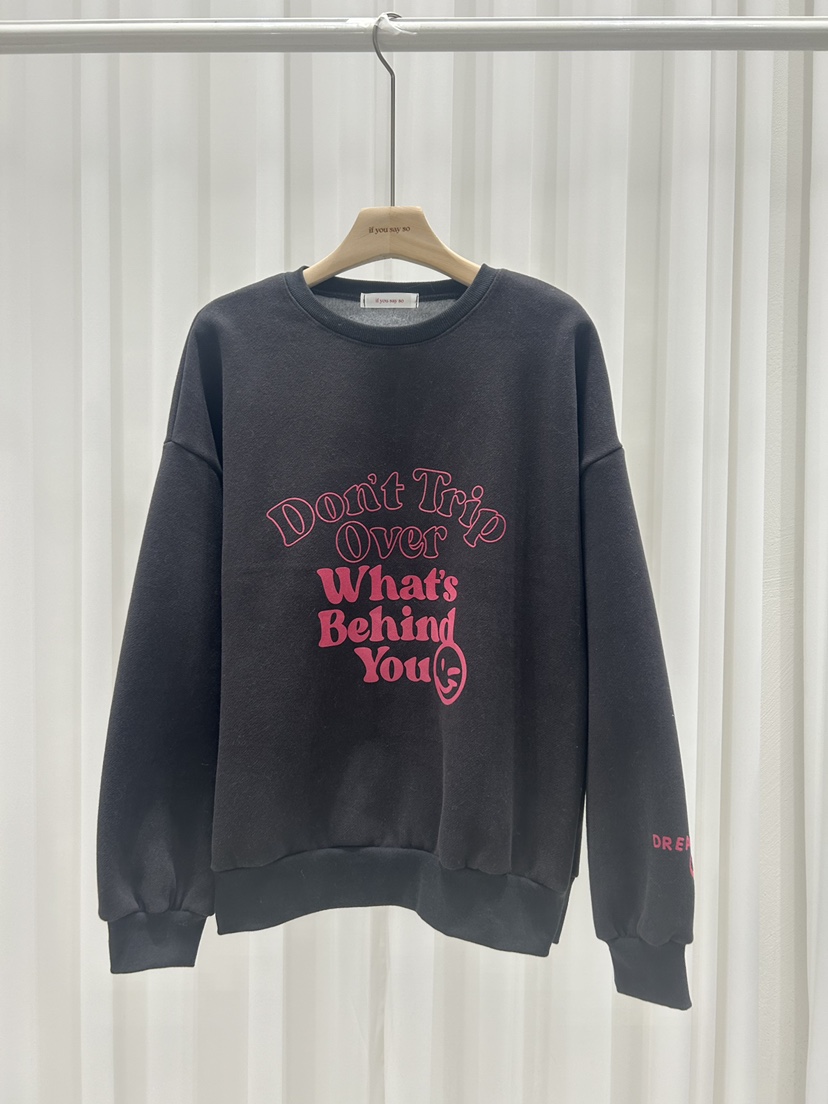 IF YOU SAY SO東大門㊣直郵女裝新款職業25秋冬熱賣衛衣IF YOU SAY SO衛衣圖色2