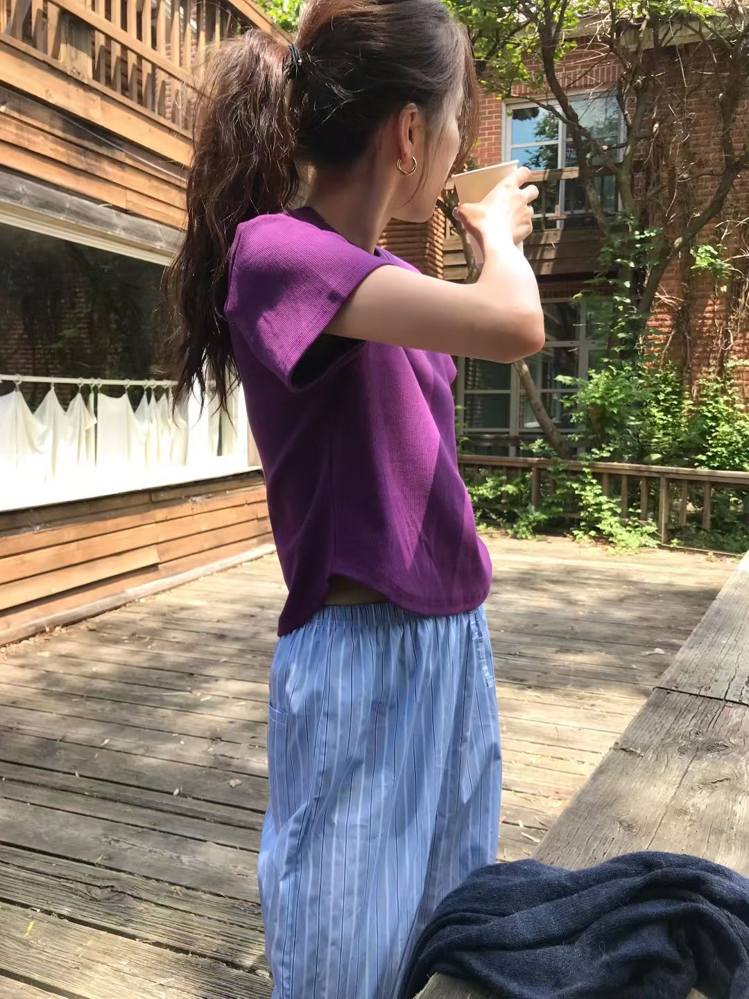 CALLMYNAME韓國代購㊣女士新品職業人氣25秋冬真品推薦時尚T恤Call my nameT恤圖色3