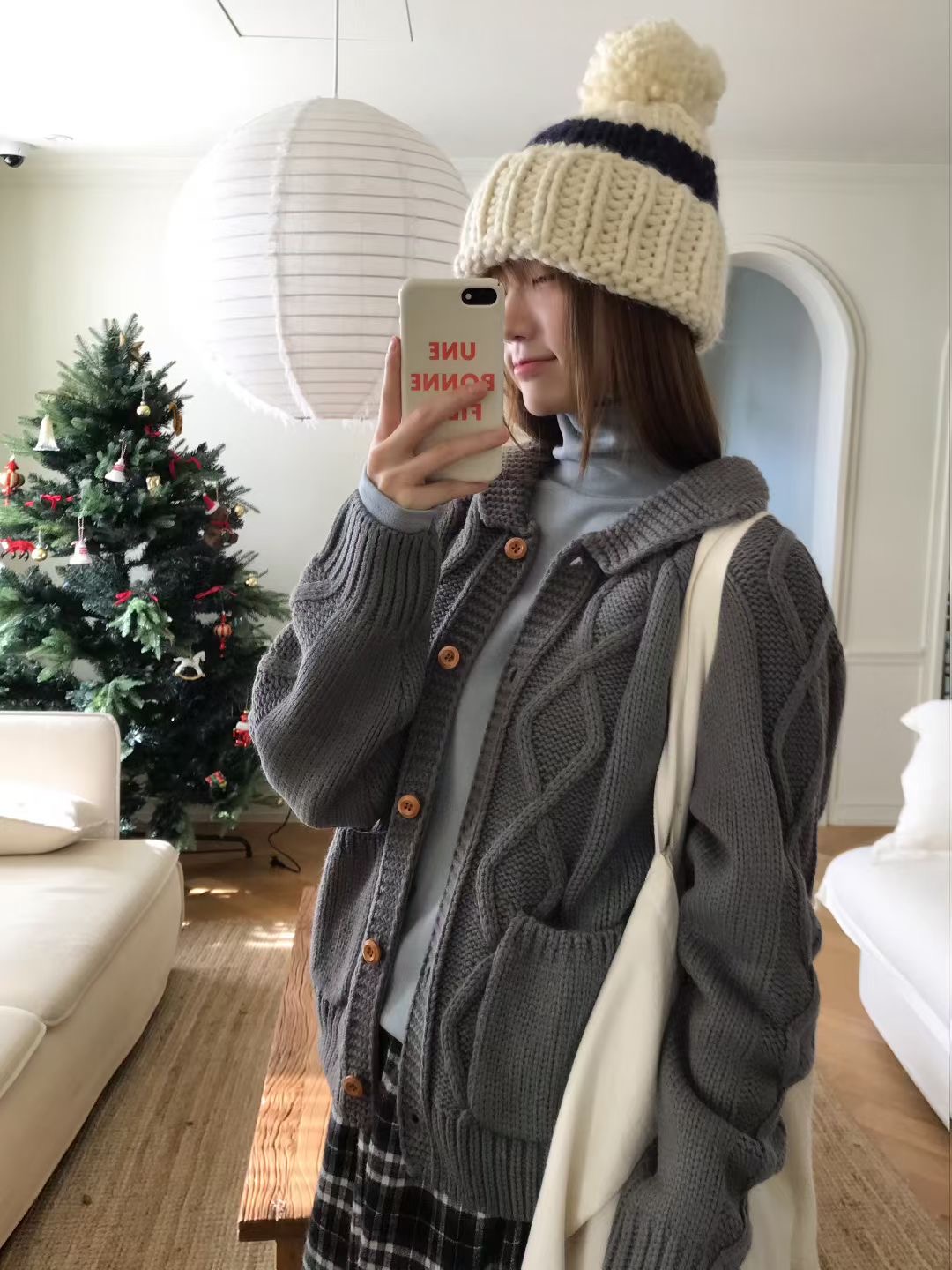 CALLMYNAME東大門㊣直郵女裝新品人氣職業休閑時尚25秋冬針織衫Call my name針織衫圖色1