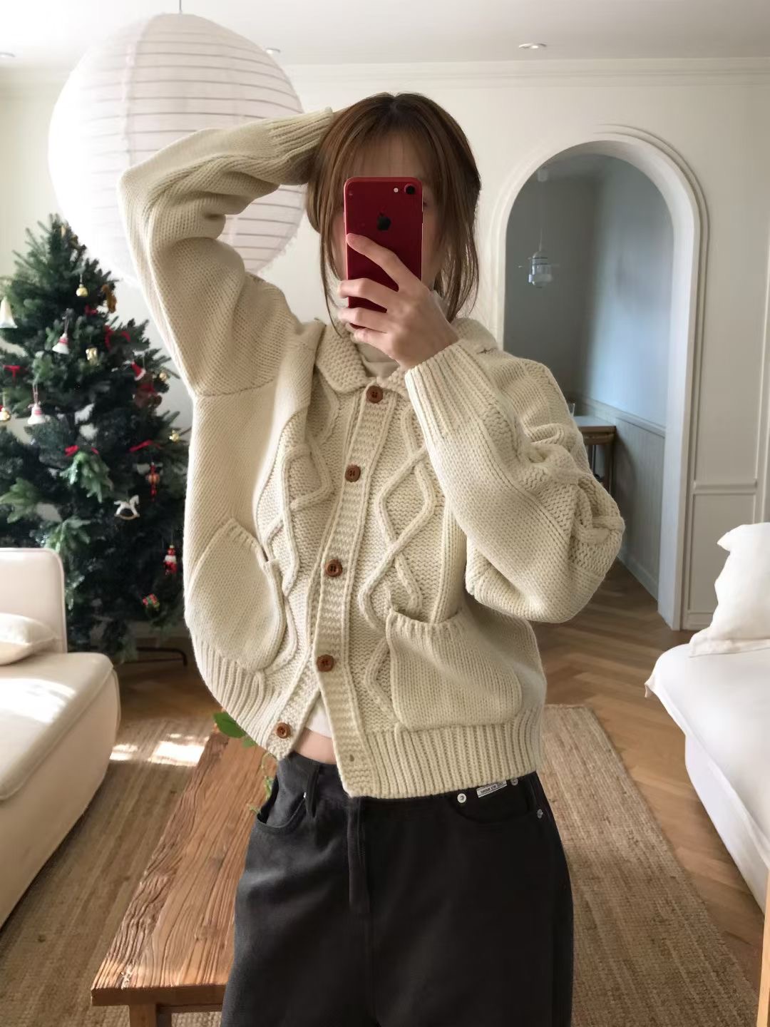 CALLMYNAME東大門㊣直郵女裝新品人氣職業休閑時尚25秋冬針織衫Call my name針織衫圖色2