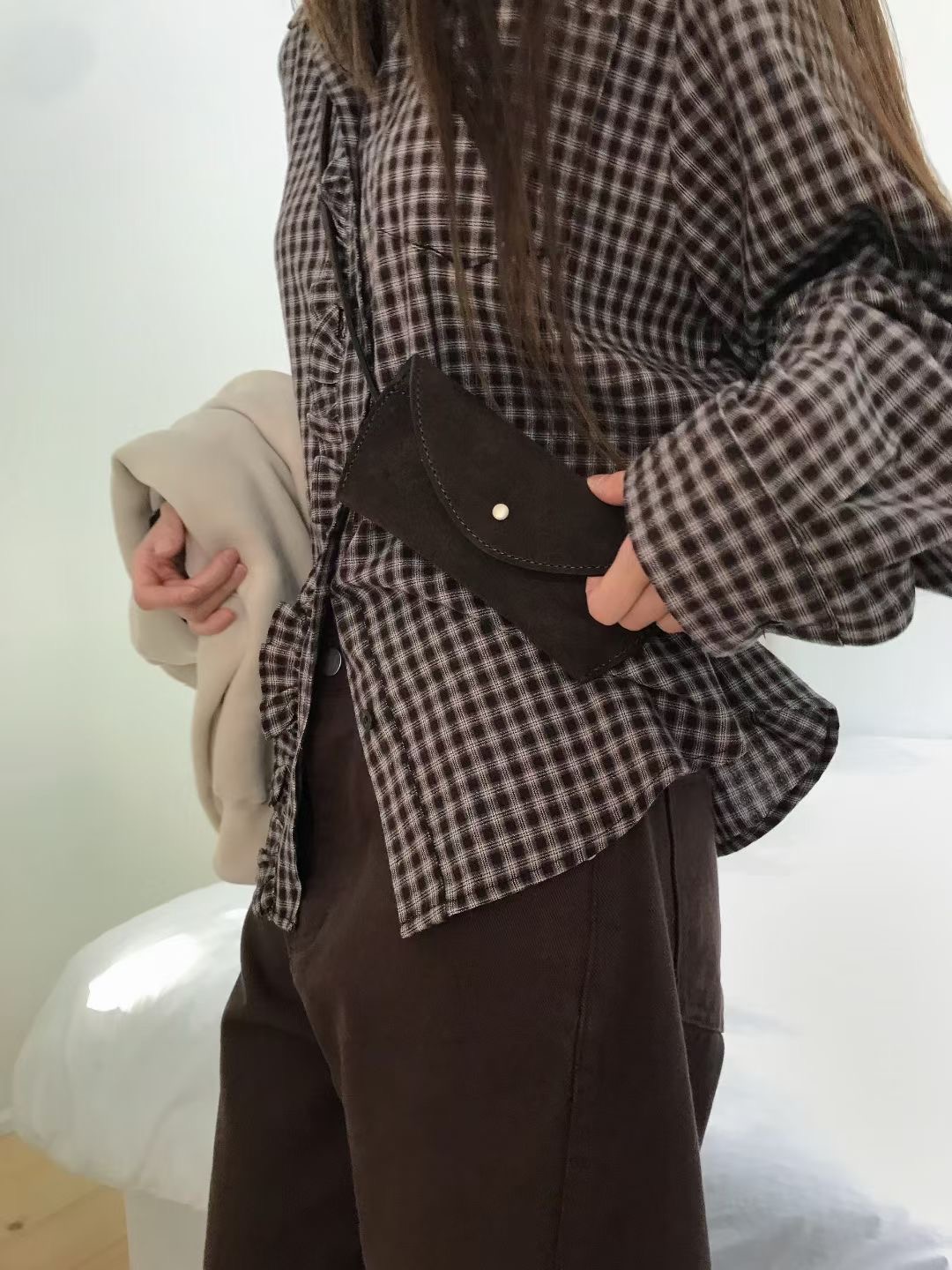 CALLMYNAME東大門㊣直郵女裝新品熱賣人氣休閑推薦襯衫蕾絲衫Call my name襯衫/蕾絲衫