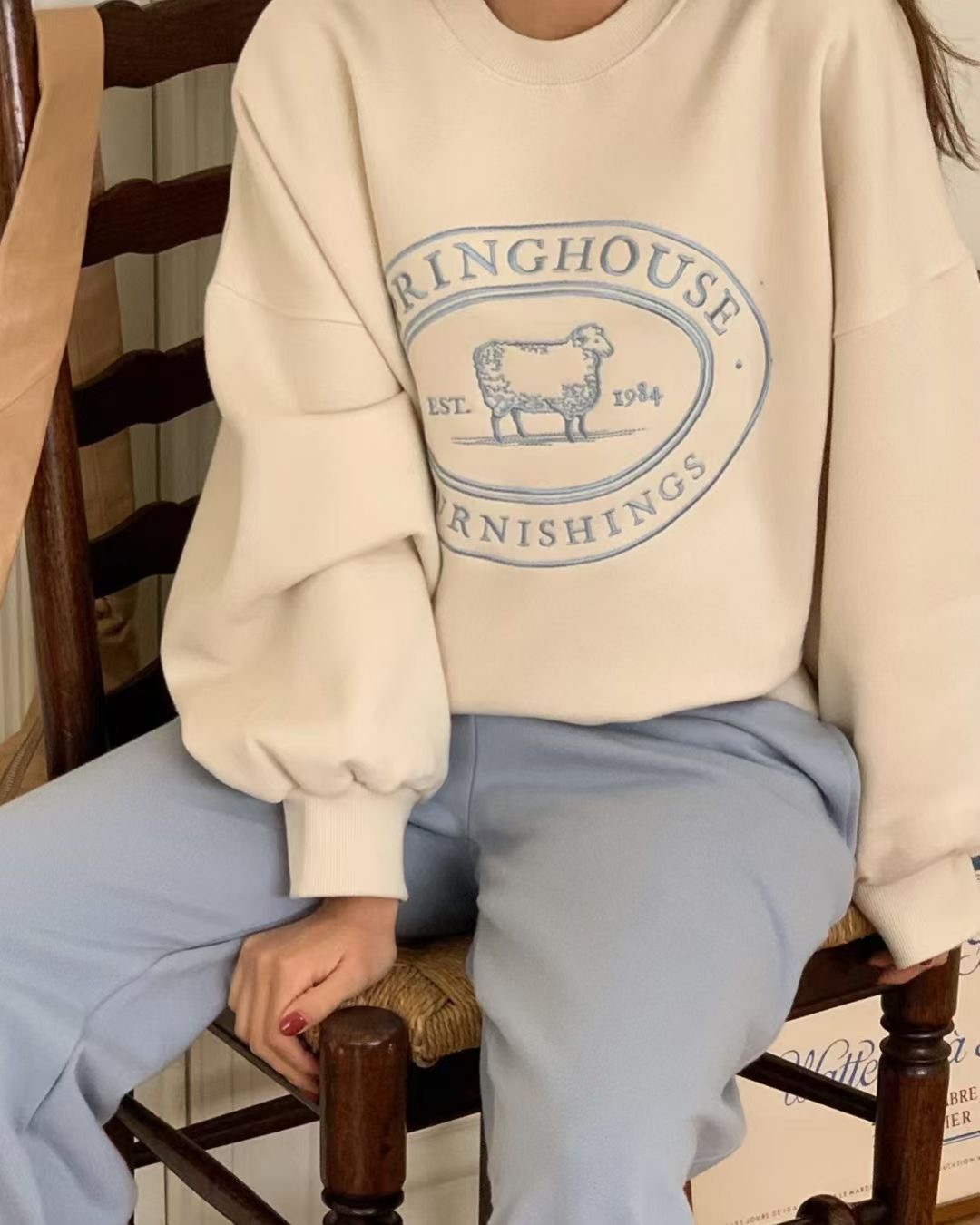 CALLMYNAME韓國代購㊣女裝新品25秋冬職業休閑推薦熱賣衛衣Call my name衛衣圖色1