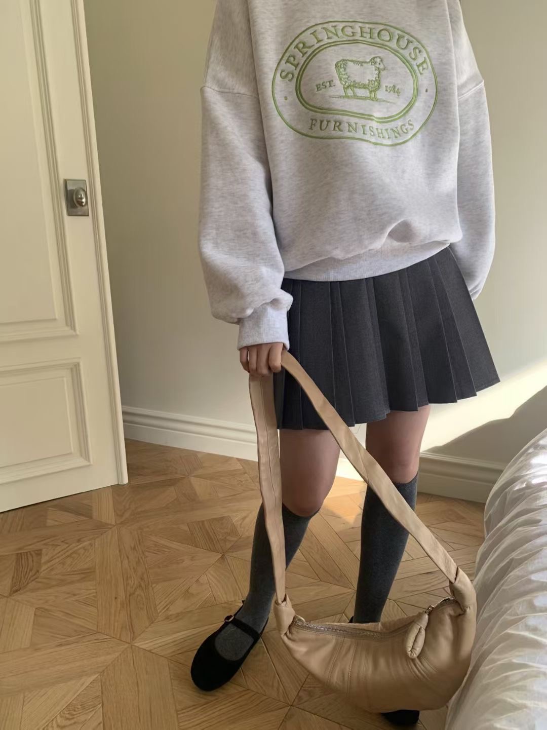 CALLMYNAME韓國代購㊣女裝新品25秋冬職業休閑推薦熱賣衛衣Call my name衛衣圖色2