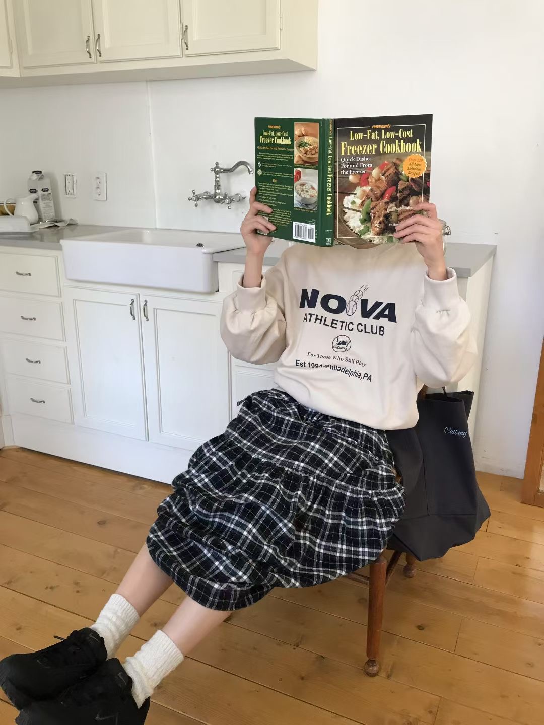 CALLMYNAME東大門㊣代購女士新品推薦人氣職業休閑時尚衛衣Call my name衛衣圖色1