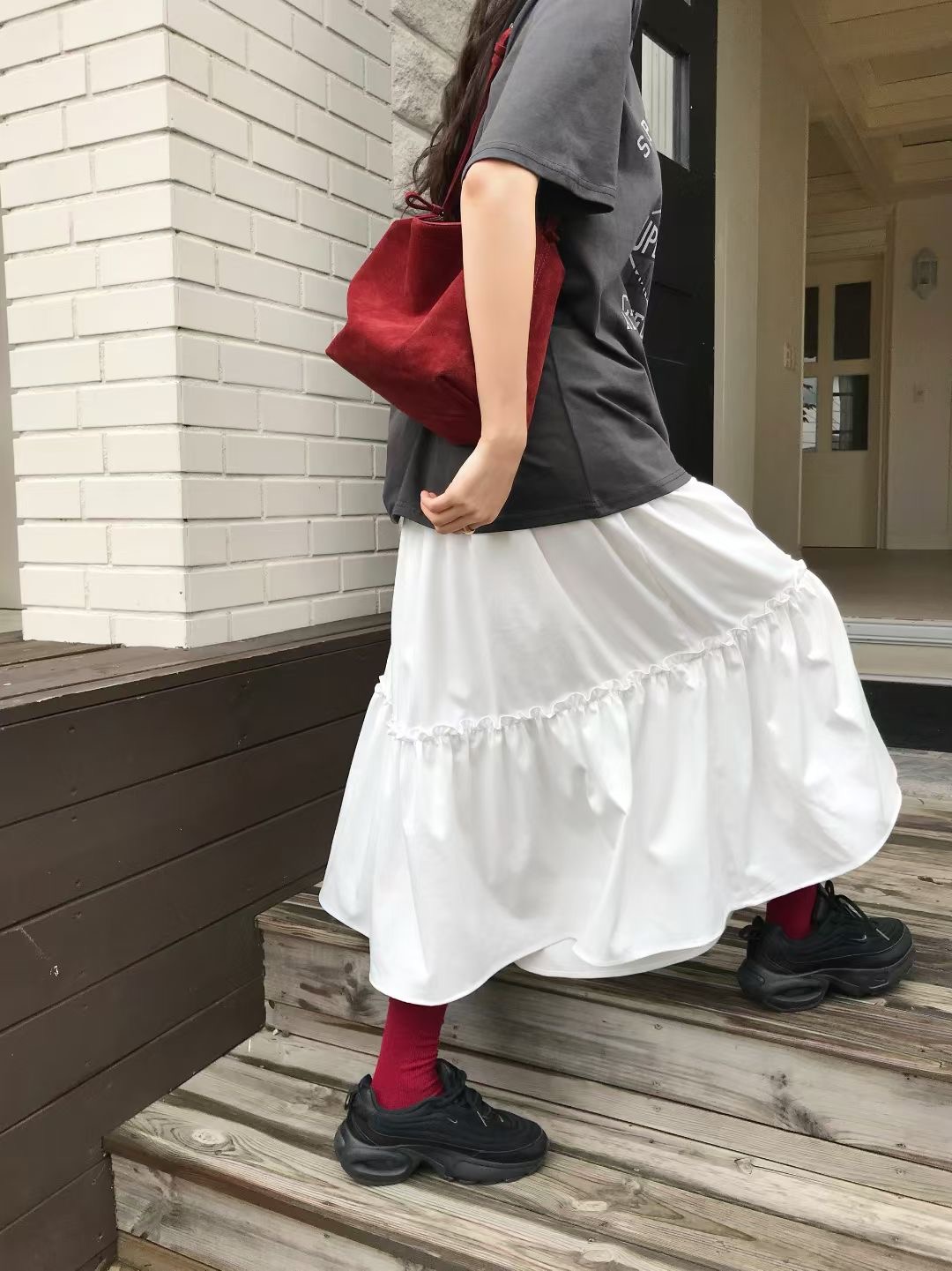 CALLMYNAME東大門㊣實拍女裝新款時尚職業熱賣人氣25秋冬長裙Call my name長裙