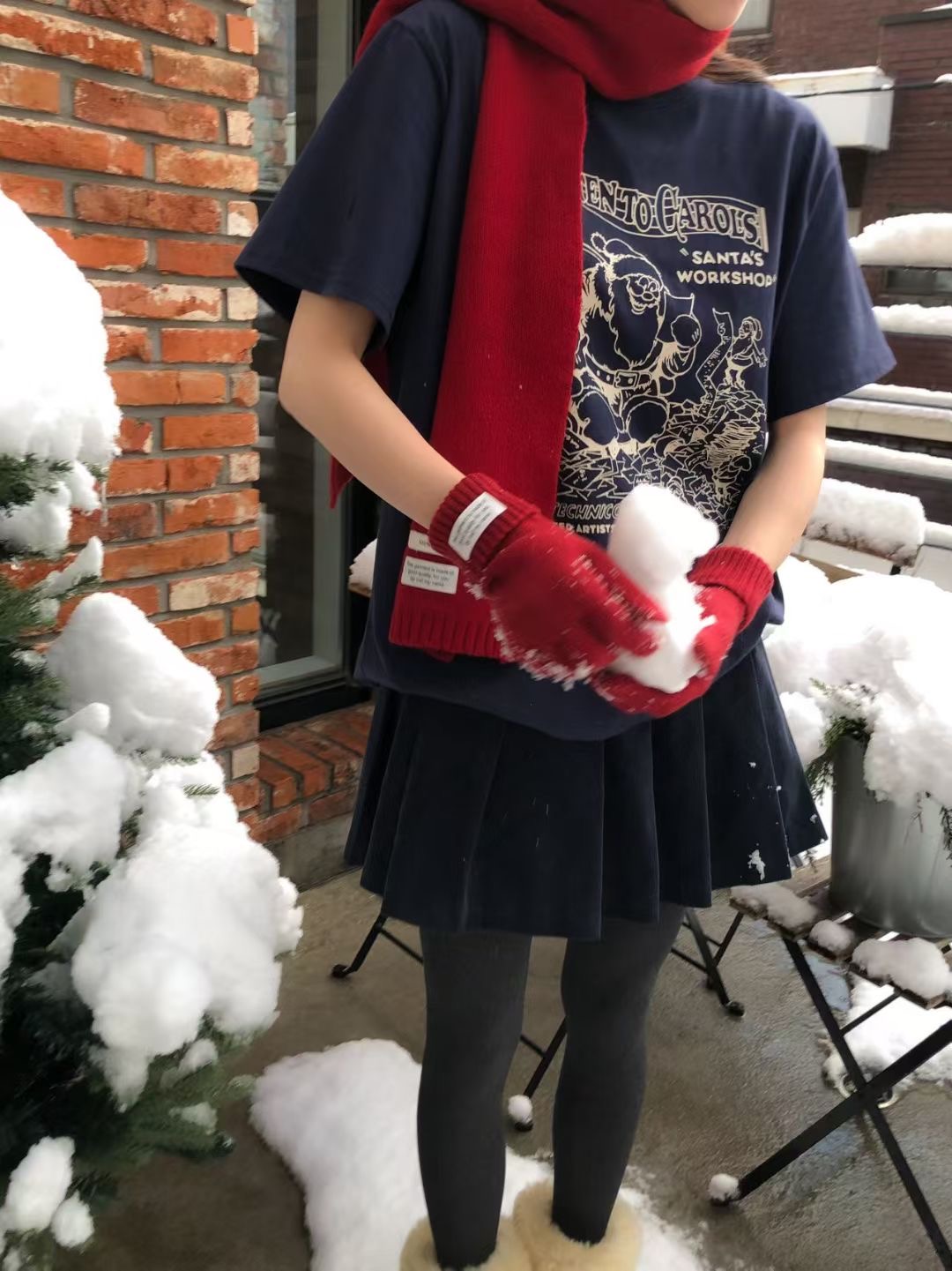 CALLMYNAME韓國代購㊣女士新款時尚推薦熱賣休閑T恤不含圍巾Call my nameT恤